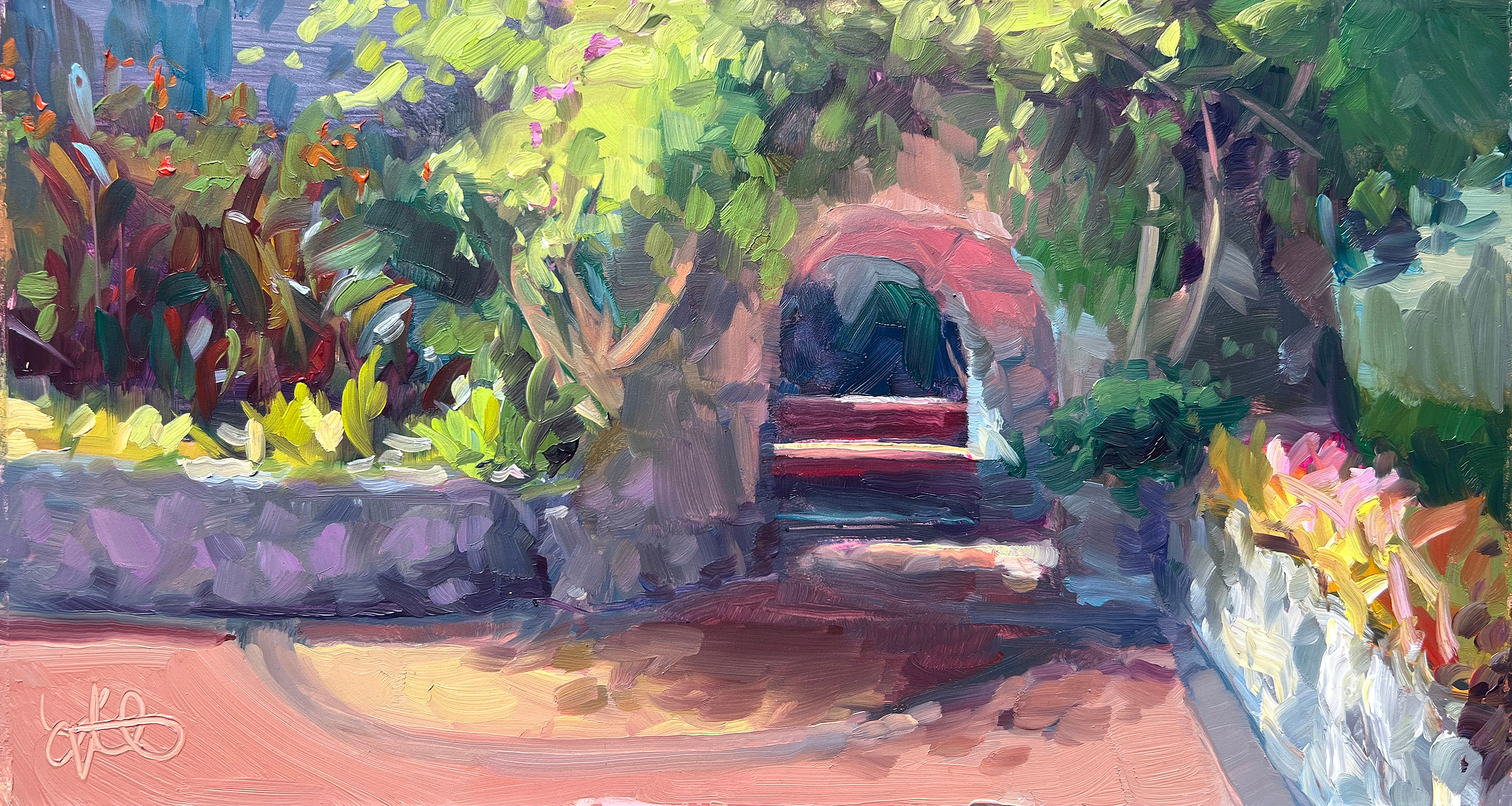 Garden Portal, 2024
6 x 12 in. Oil on Panel
Painted En Plein Air
Pinecrest Gardens - Miami, FL
$360